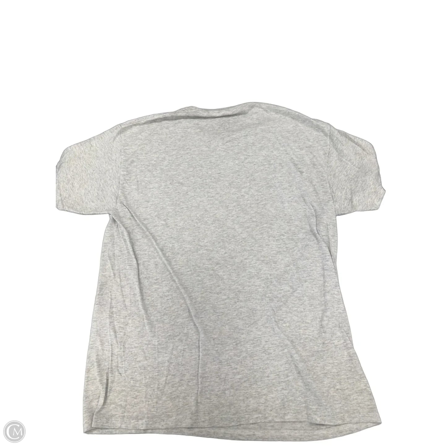 Top Short Sleeve By Cmf In Grey, Size: L