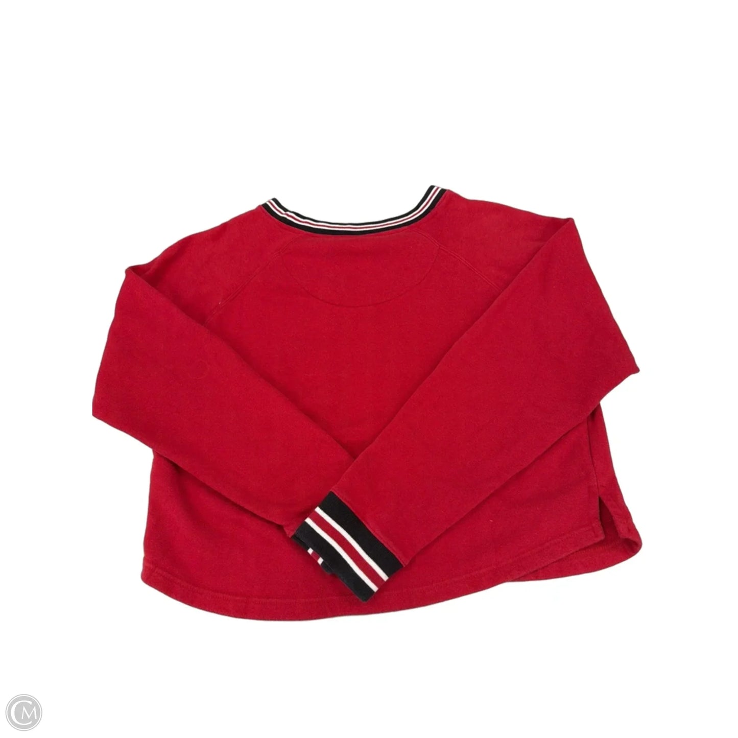 Top Long Sleeve By Pressbox In Red, Size: L
