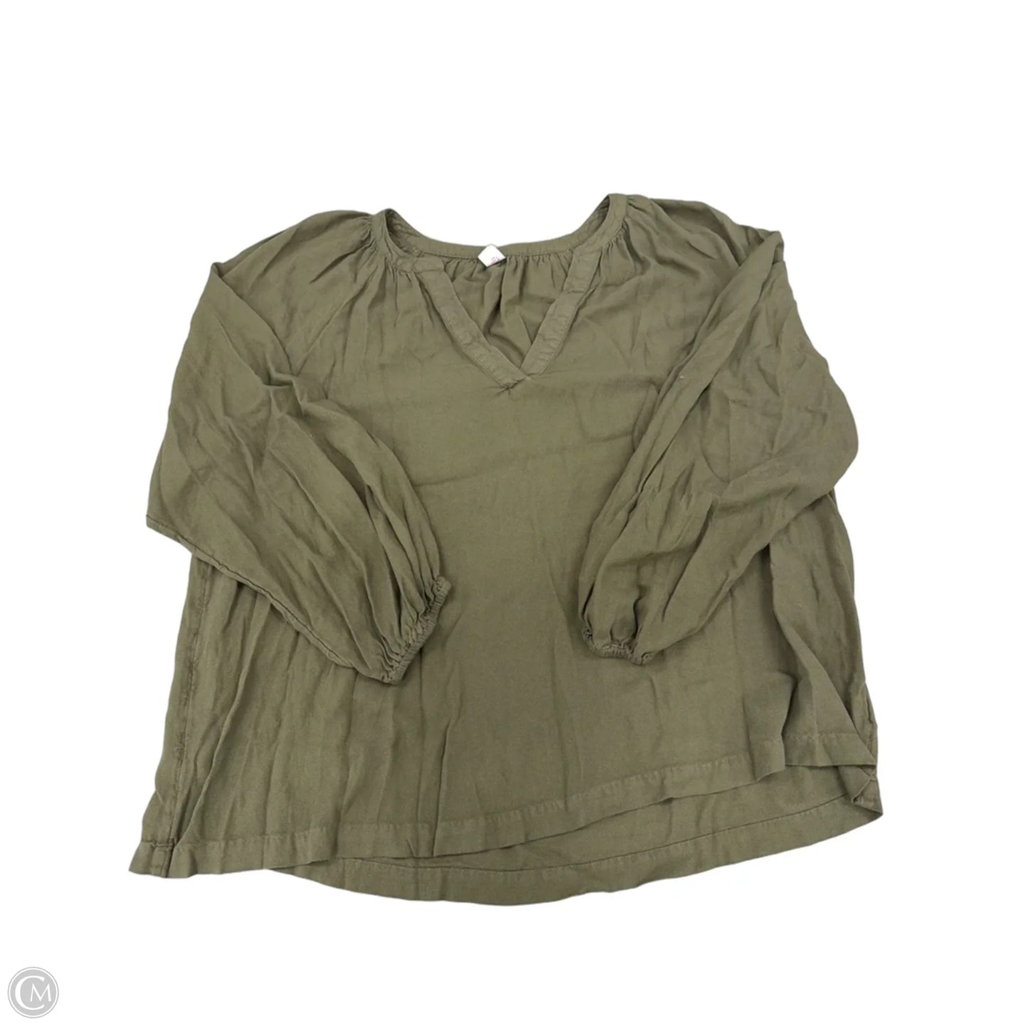 Top Long Sleeve By Old Navy In Green, Size: Xl