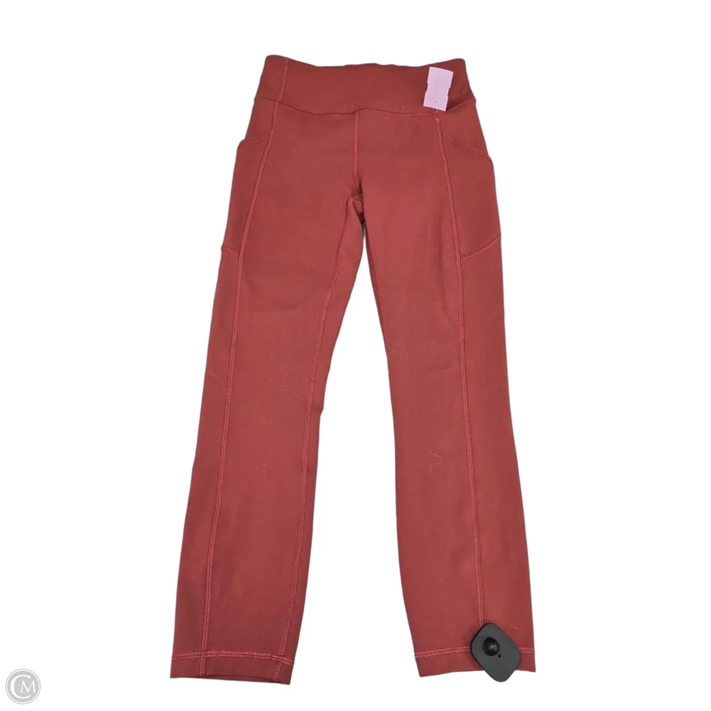 Athletic Leggings By Lululemon In Red, Size: 6