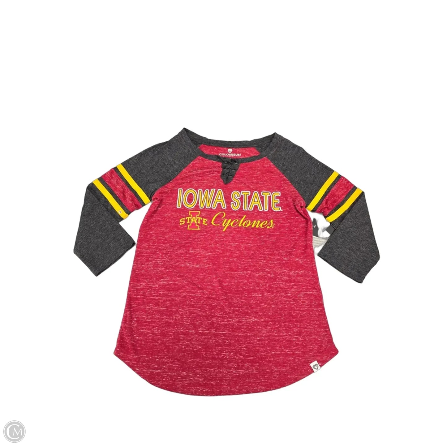 Top 3/4 Sleeve By Colosseum In Grey & Red, Size: M