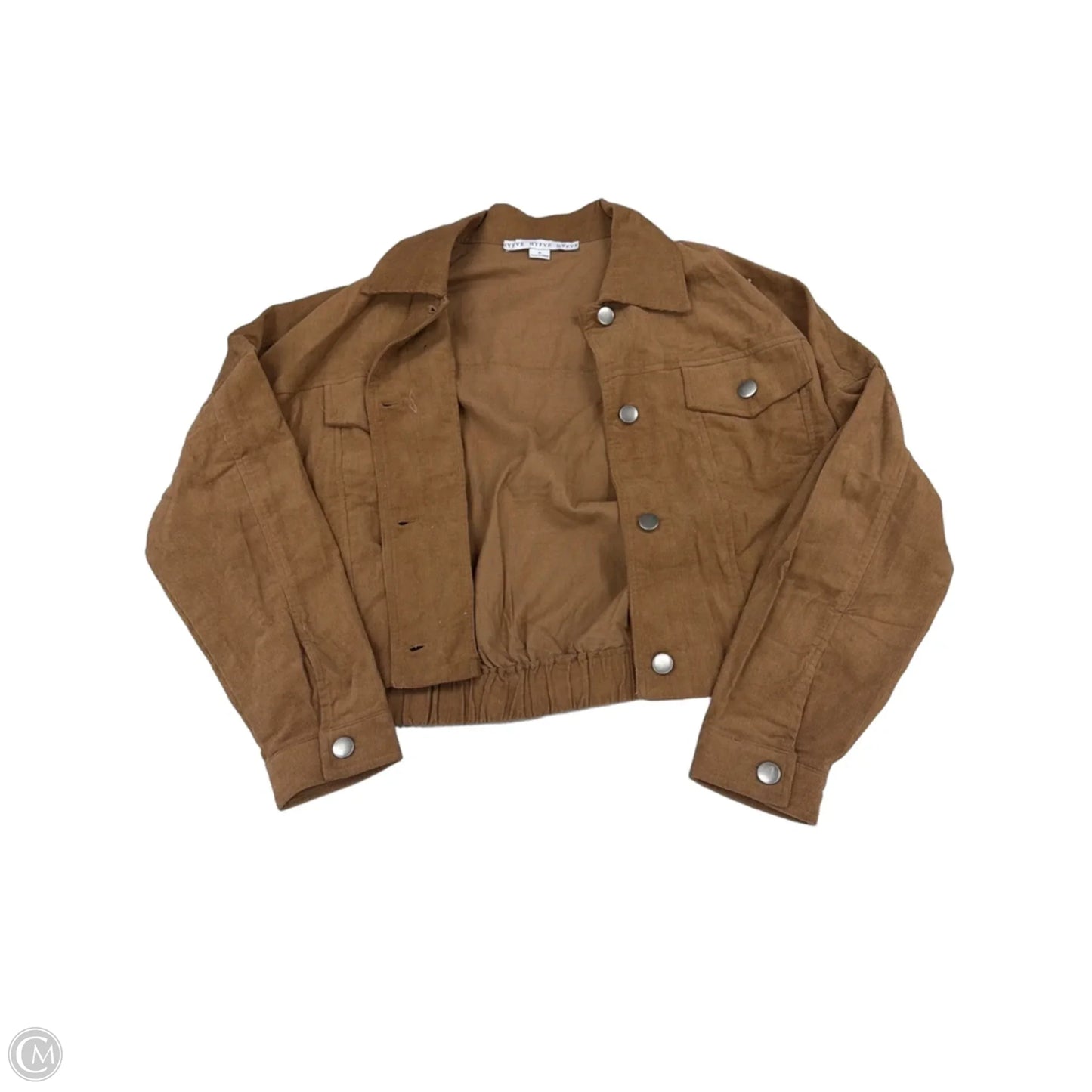 Top Long Sleeve By Hyfve In Brown, Size: S