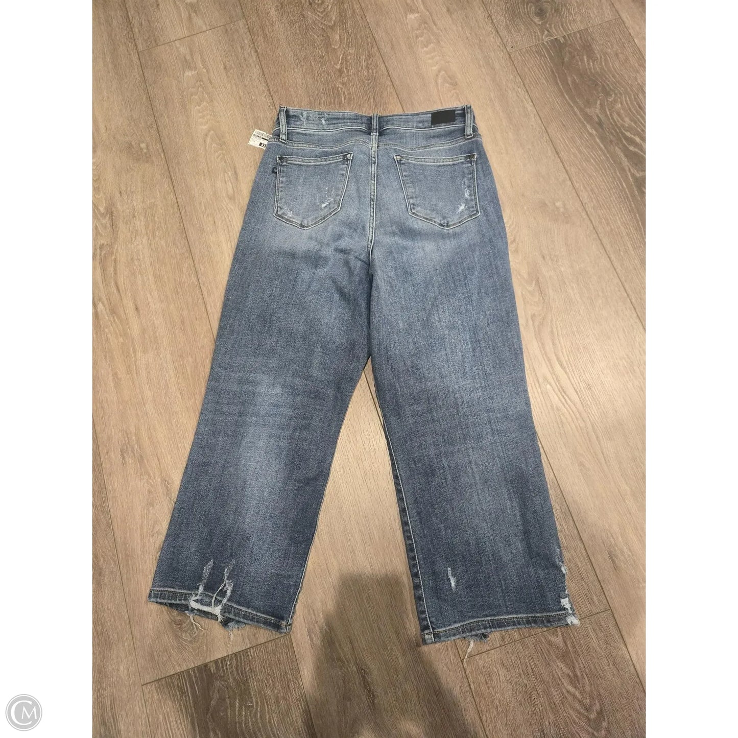 Jeans Wide Leg By Judy Blue In Blue Denim, Size: 8