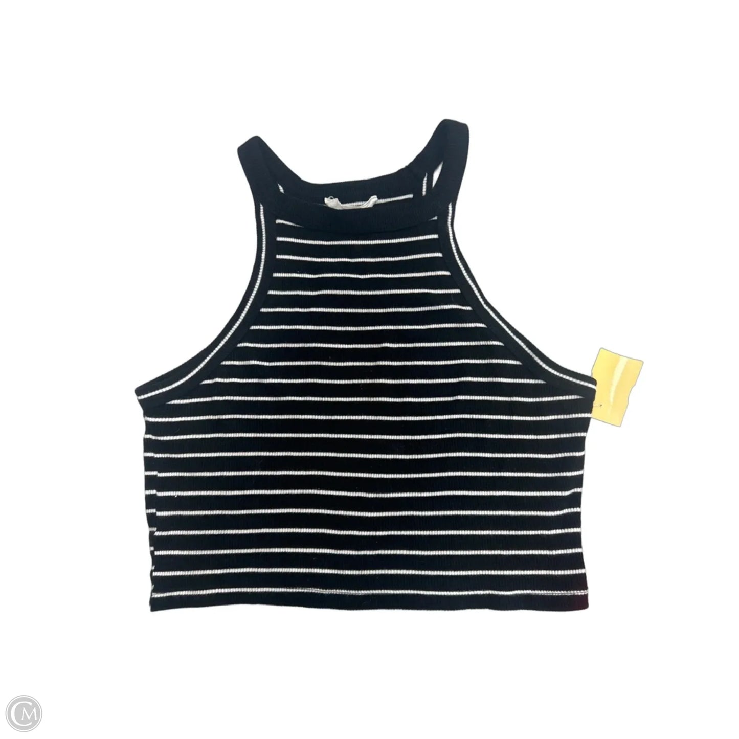 Tank Top By Cme In Black & White, Size: S