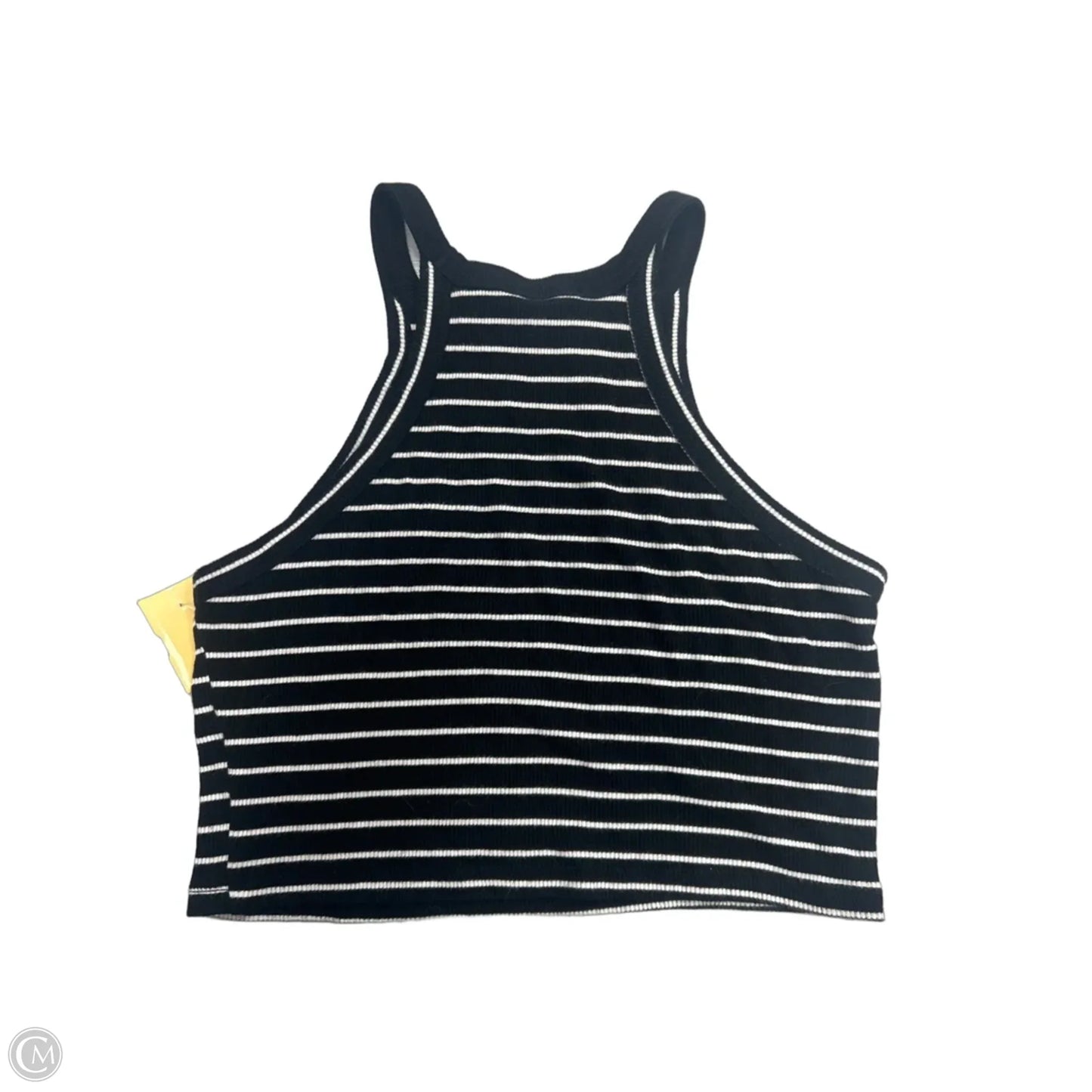 Tank Top By Cme In Black & White, Size: S