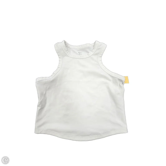 Athletic Tank Top By Nike In White, Size: L