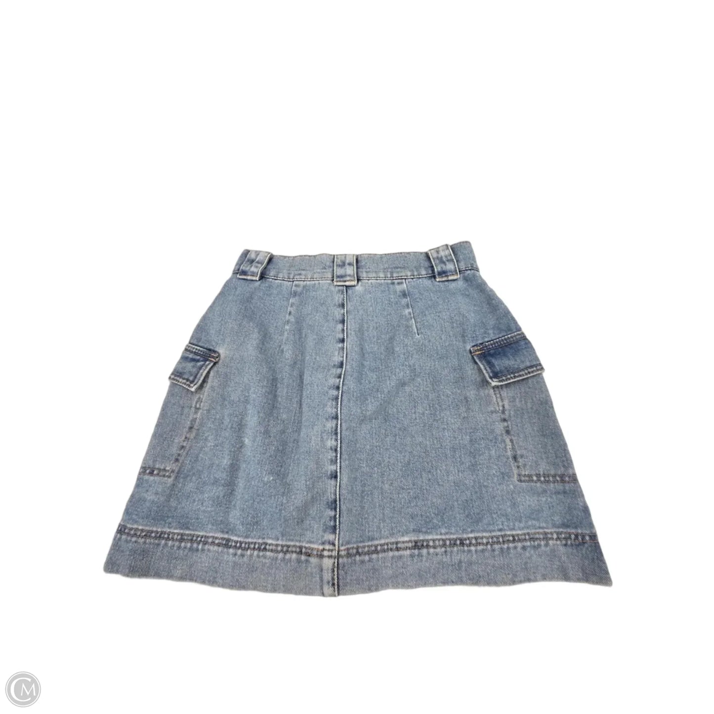 Skirt Mini & Short By Pacsun In Blue Denim, Size: 4