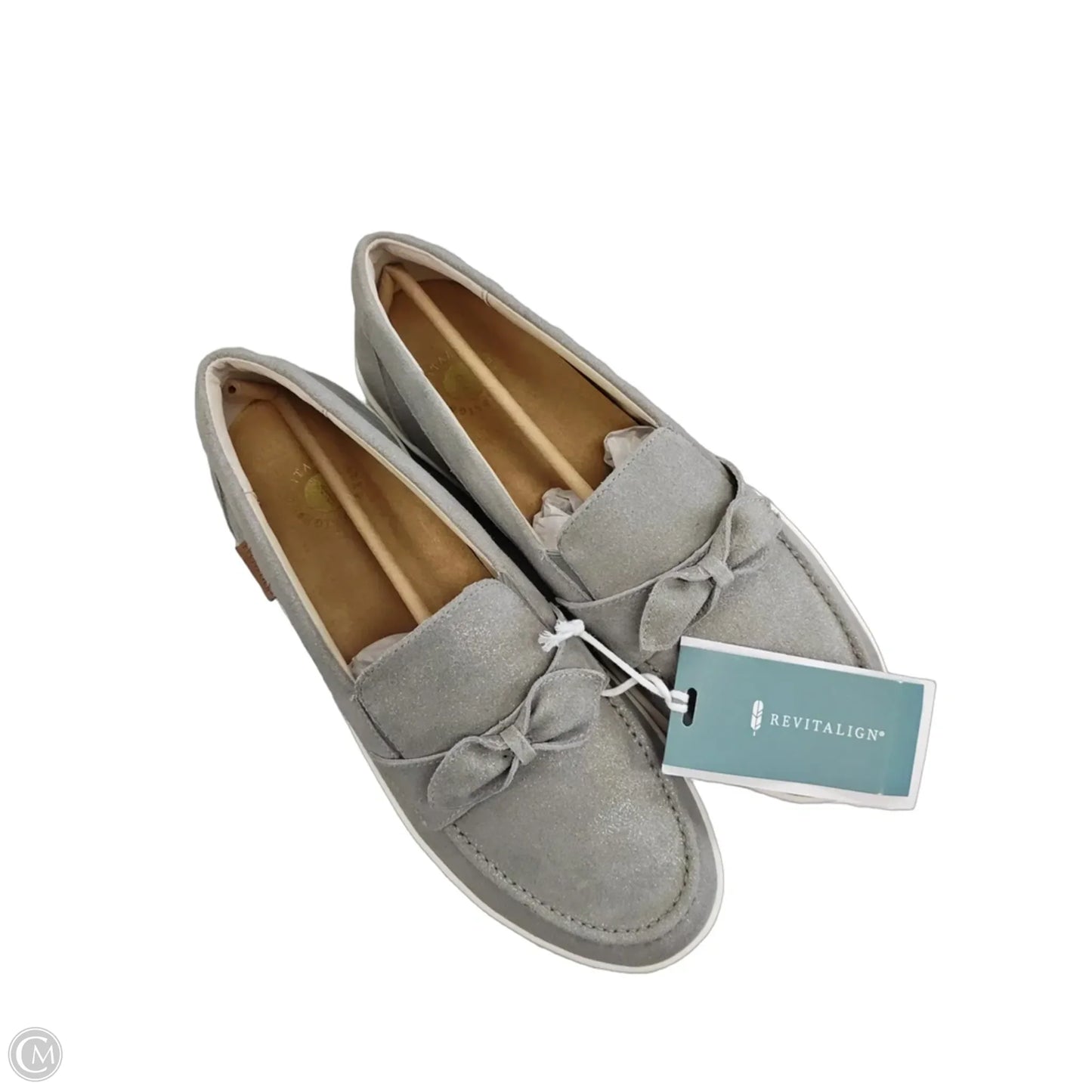 Shoes Flats By Cmc In Grey, Size: 9