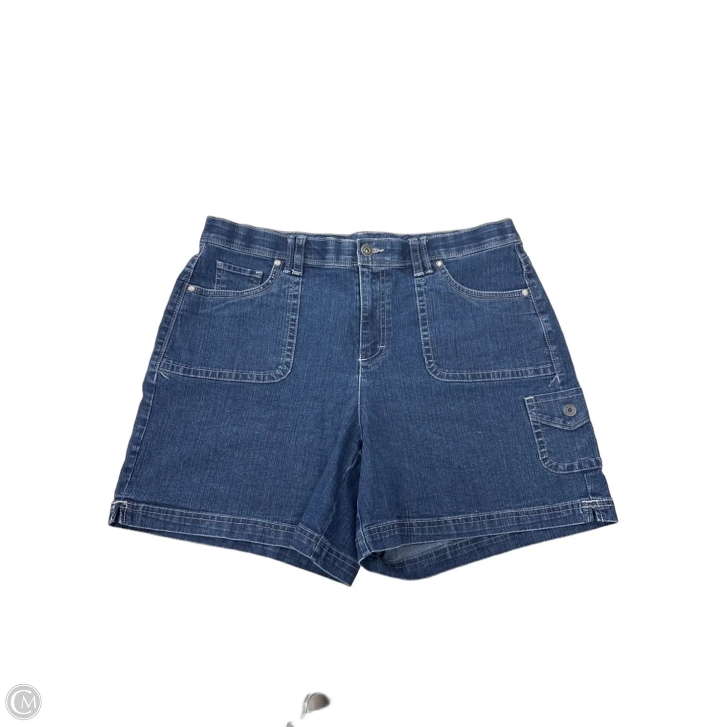 Shorts By Gloria Vanderbilt In Blue Denim, Size: 12
