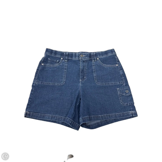 Shorts By Gloria Vanderbilt In Blue Denim, Size: 12