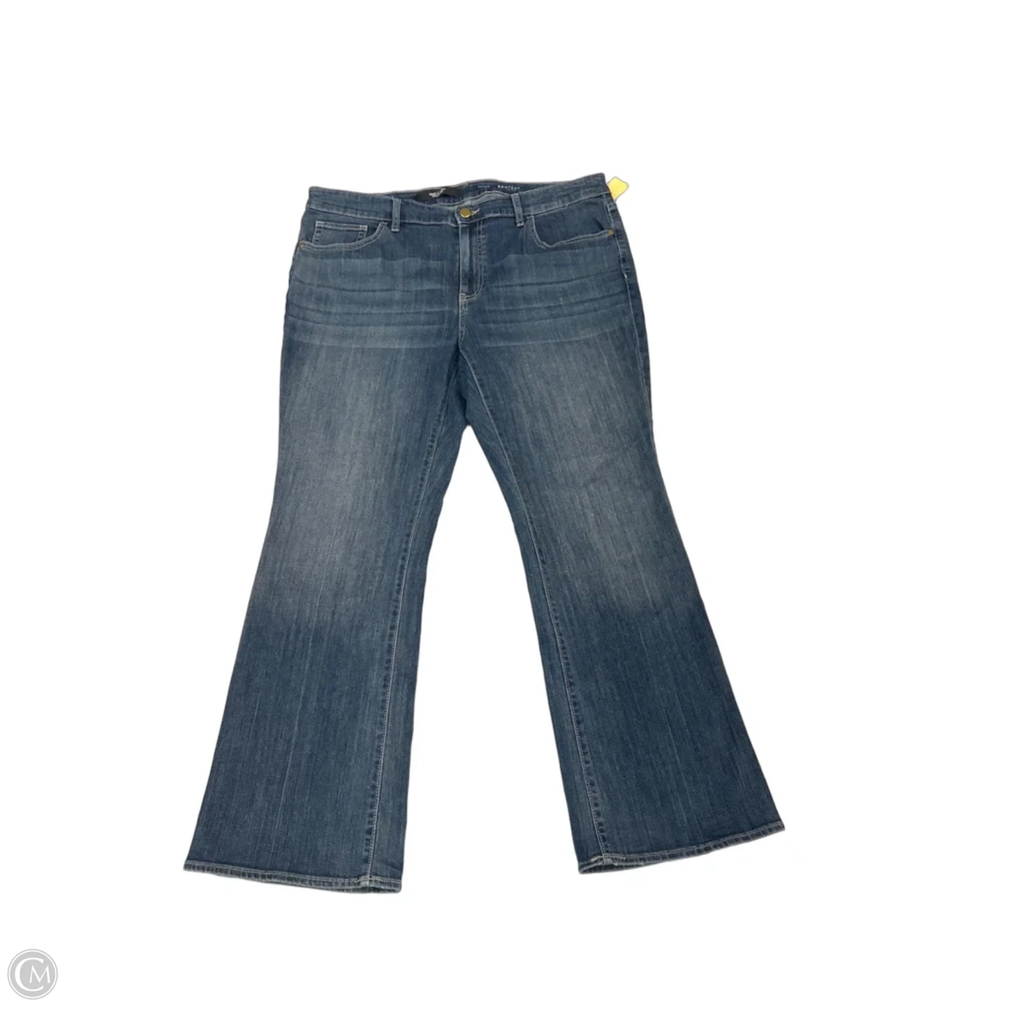 Jeans Boot Cut By Simply Vera In Blue Denim, Size: 16w