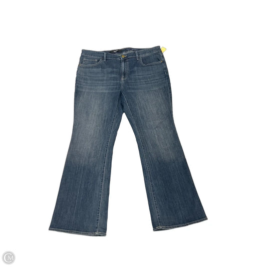 Jeans Boot Cut By Simply Vera In Blue Denim, Size: 16w