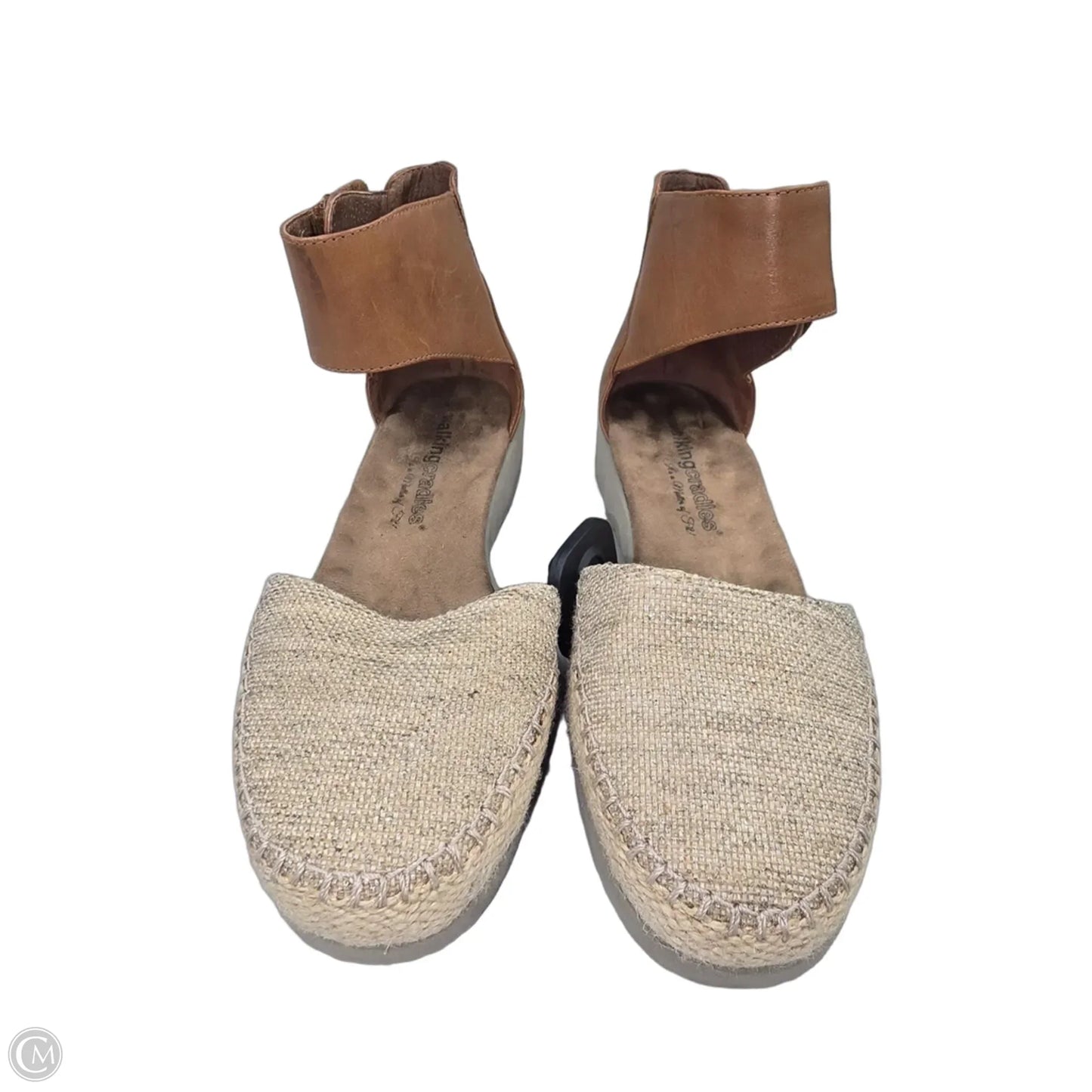 Shoes Heels Wedge By Cme In Cream, Size: 7