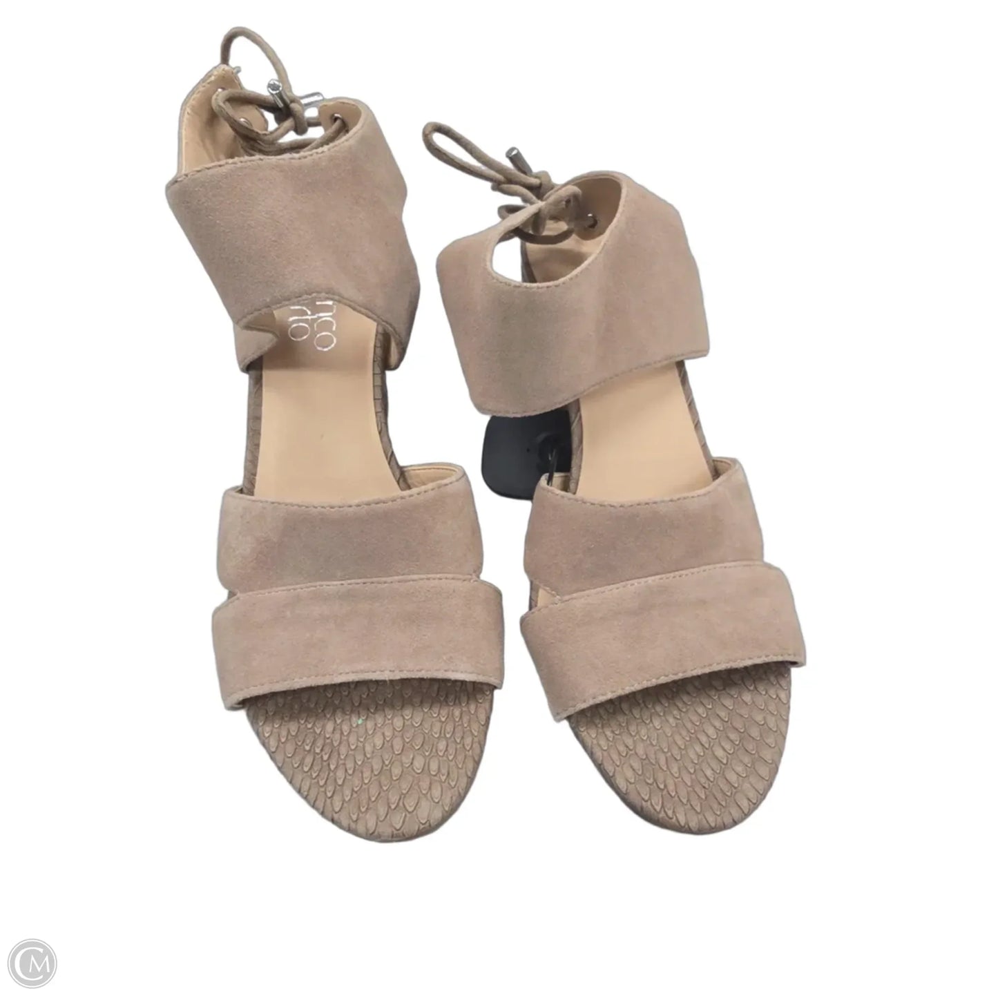 Shoes Heels Block By Franco Sarto In Tan, Size: 6.5