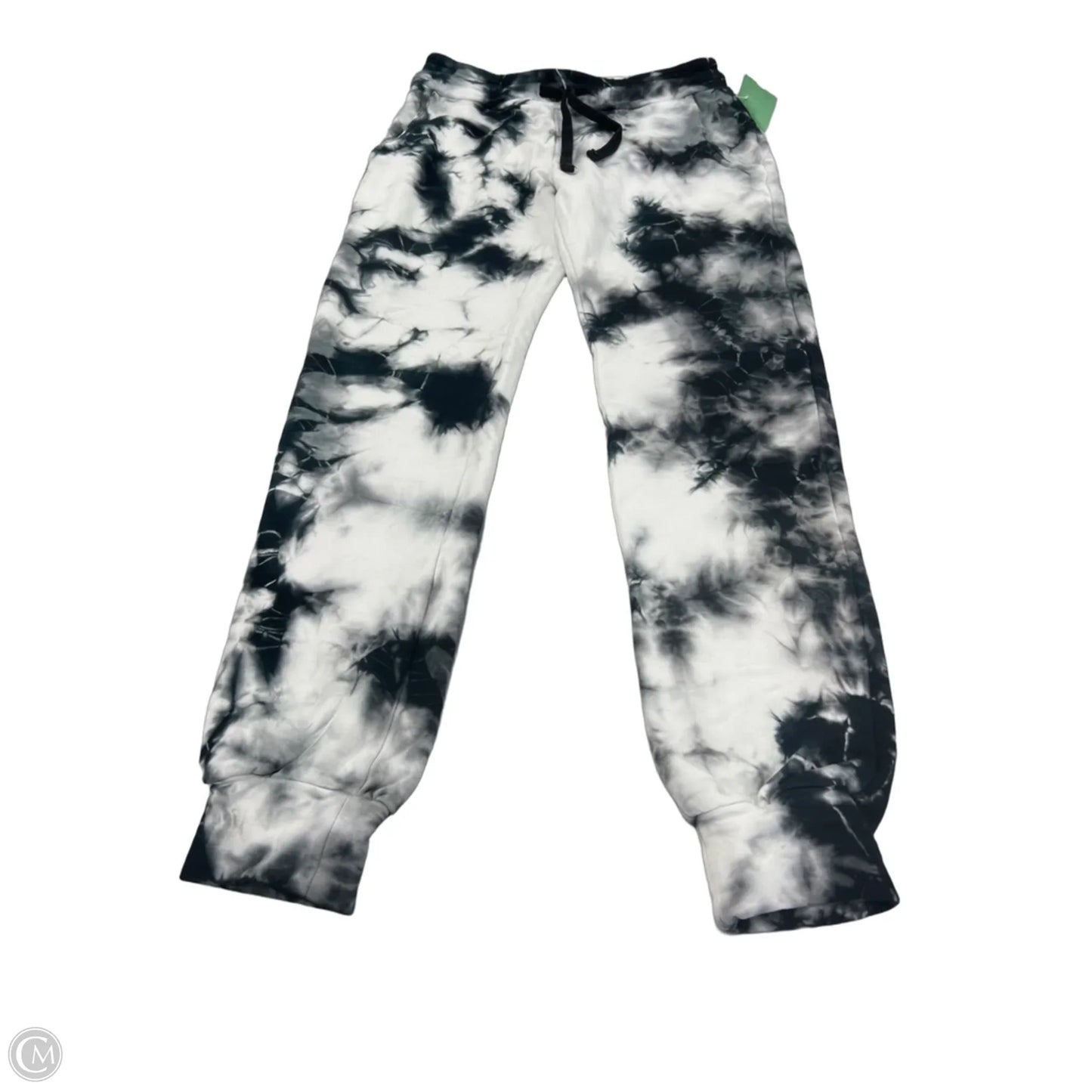 Pants Joggers By Cme In Black & White, Size: Xs