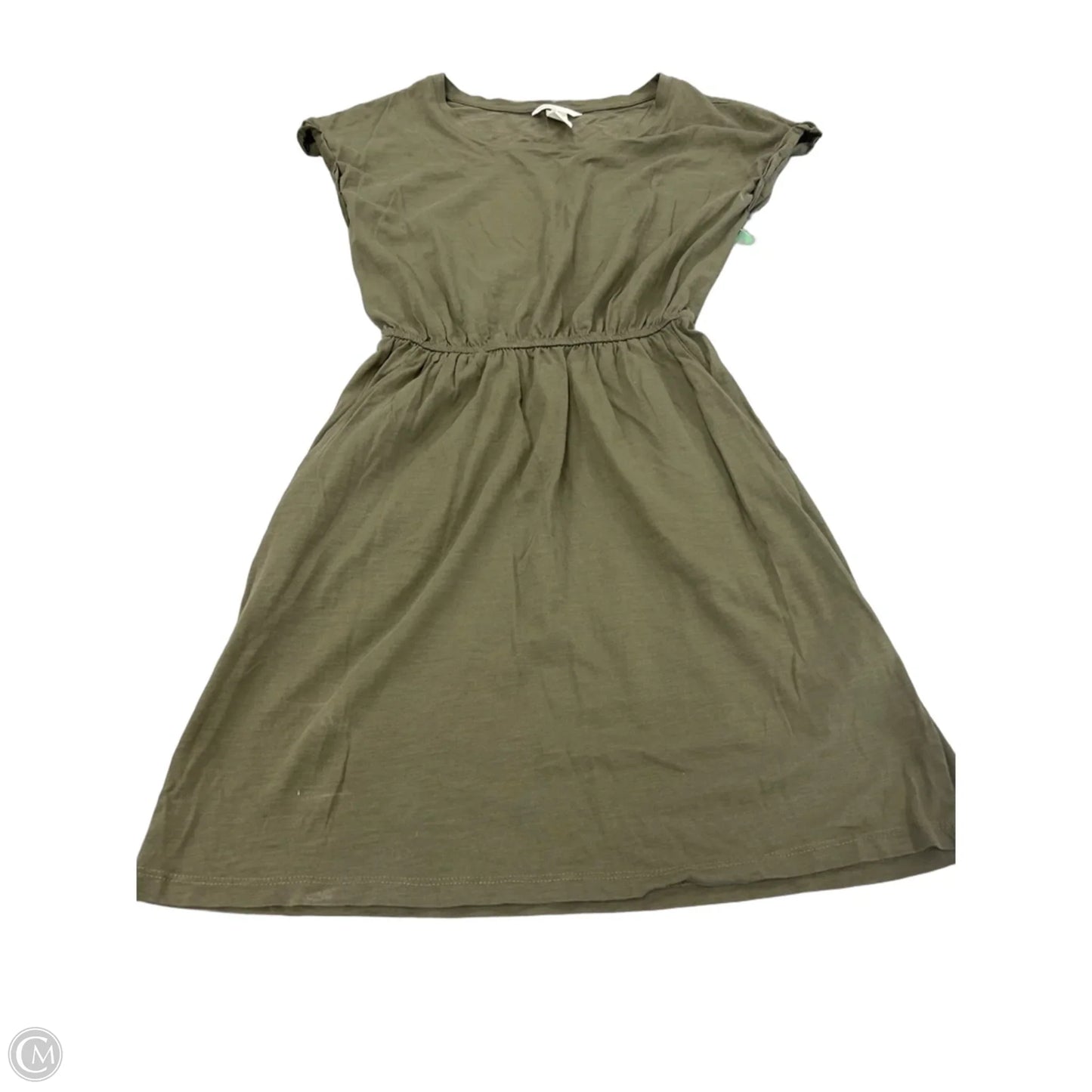 Dress Casual Short By H&m In Green, Size: Xs