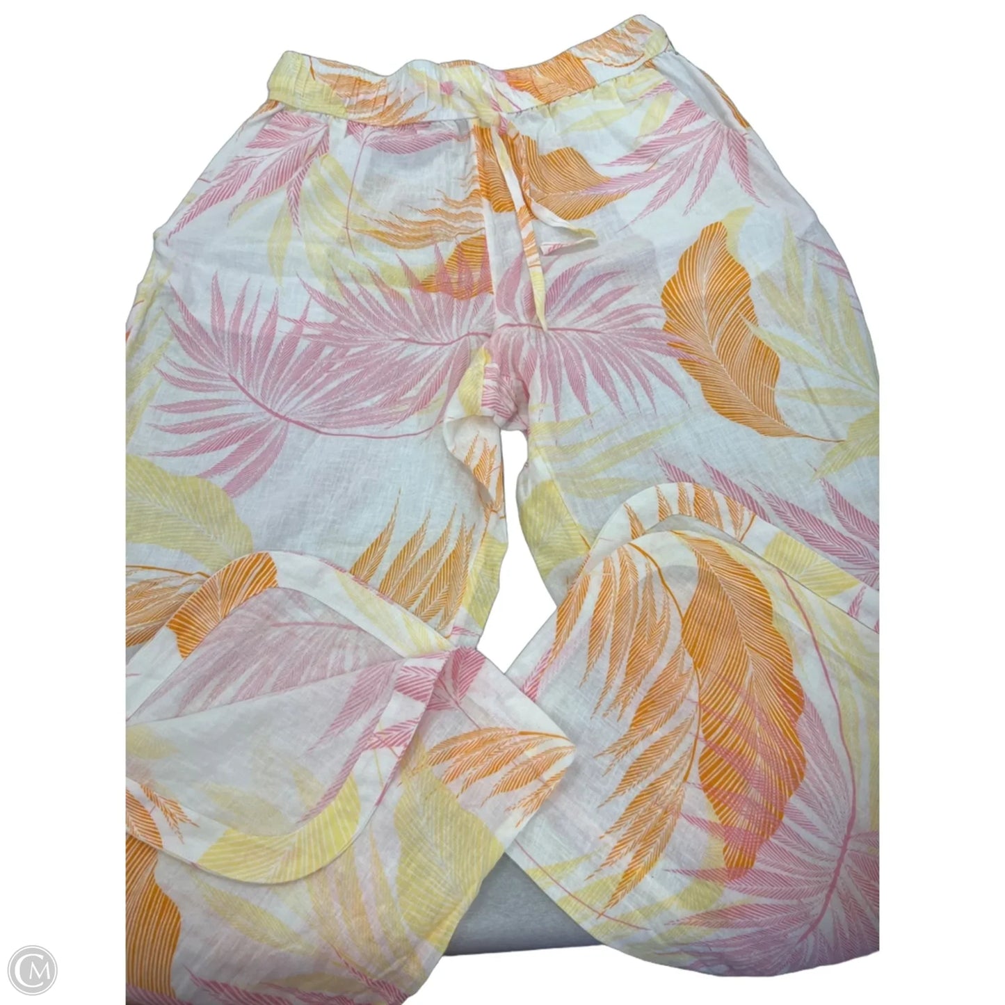 Pants Lounge By C And C In White, Size: M