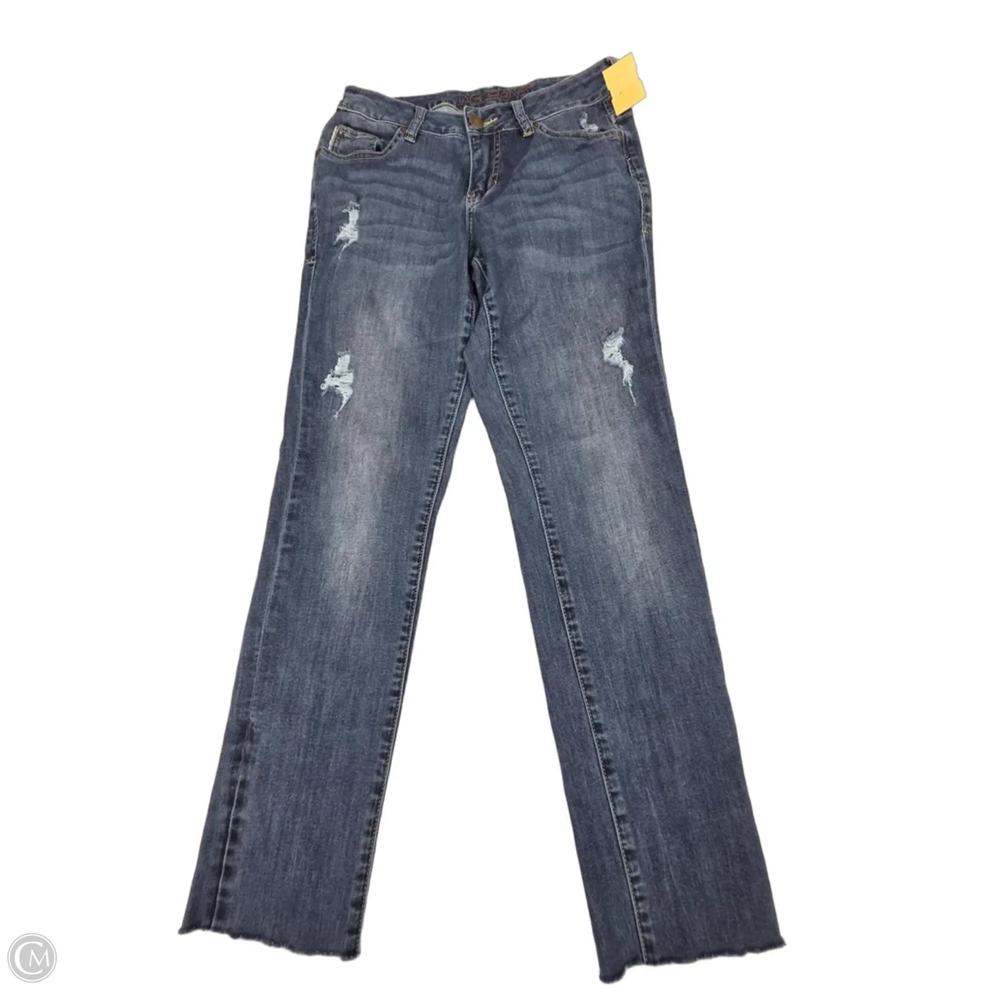 Jeans Straight By Jag In Blue Denim, Size: 2