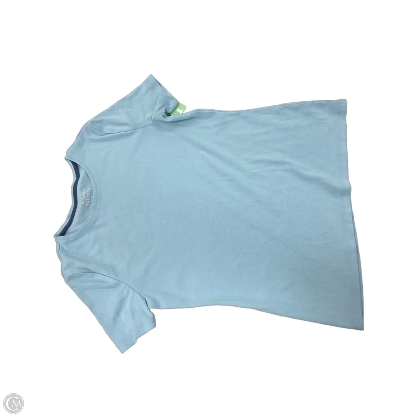 Top Short Sleeve Basic By Talbots In Blue, Size: M