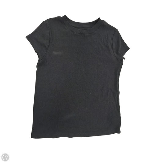Top Short Sleeve Basic By A New Day In Black, Size: L