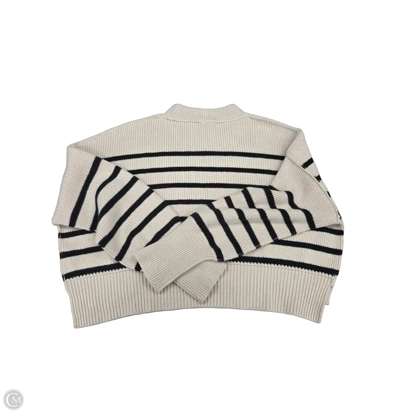 Sweater By Free People In Black & Cream, Size: Xs