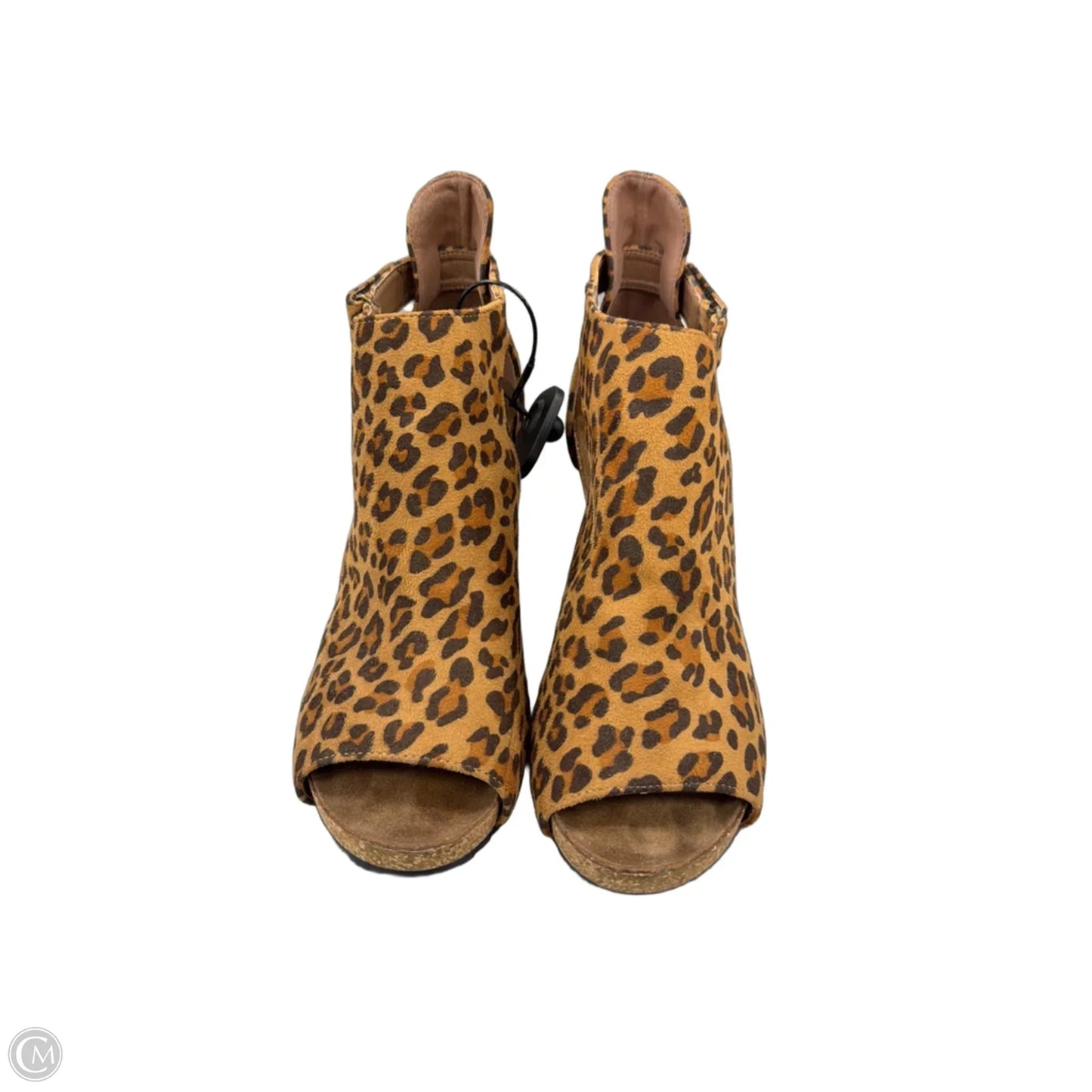 Shoes Heels Wedge By Corkys In Animal Print, Size: 10