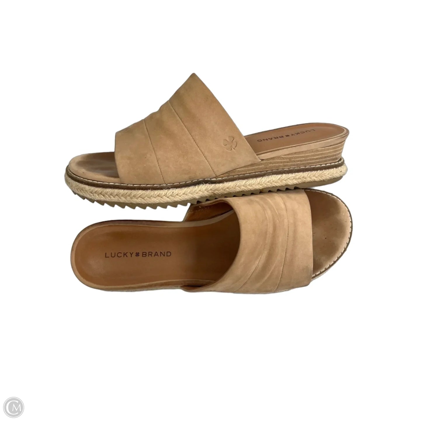 Sandals Flats By Lucky Brand In Tan, Size: 8