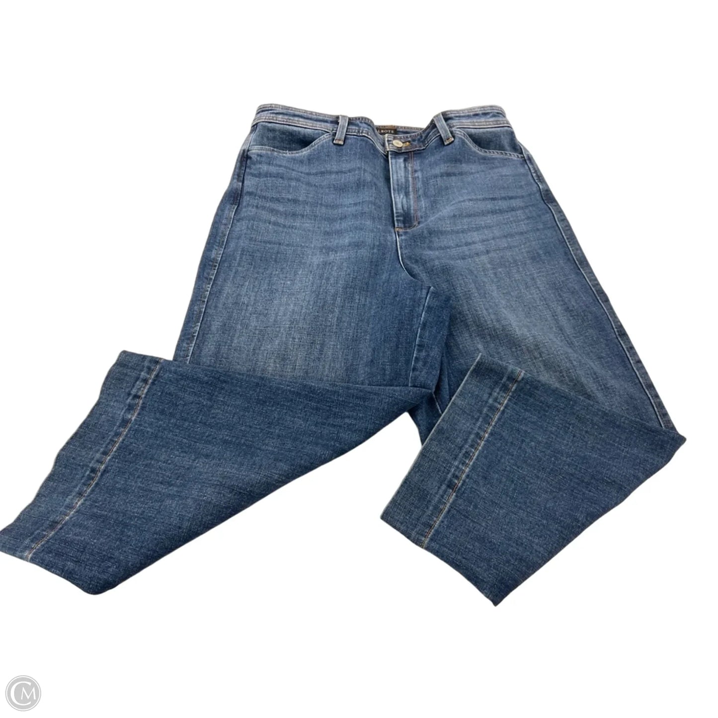 Jeans Wide Leg By Talbots In Blue Denim, Size: 12