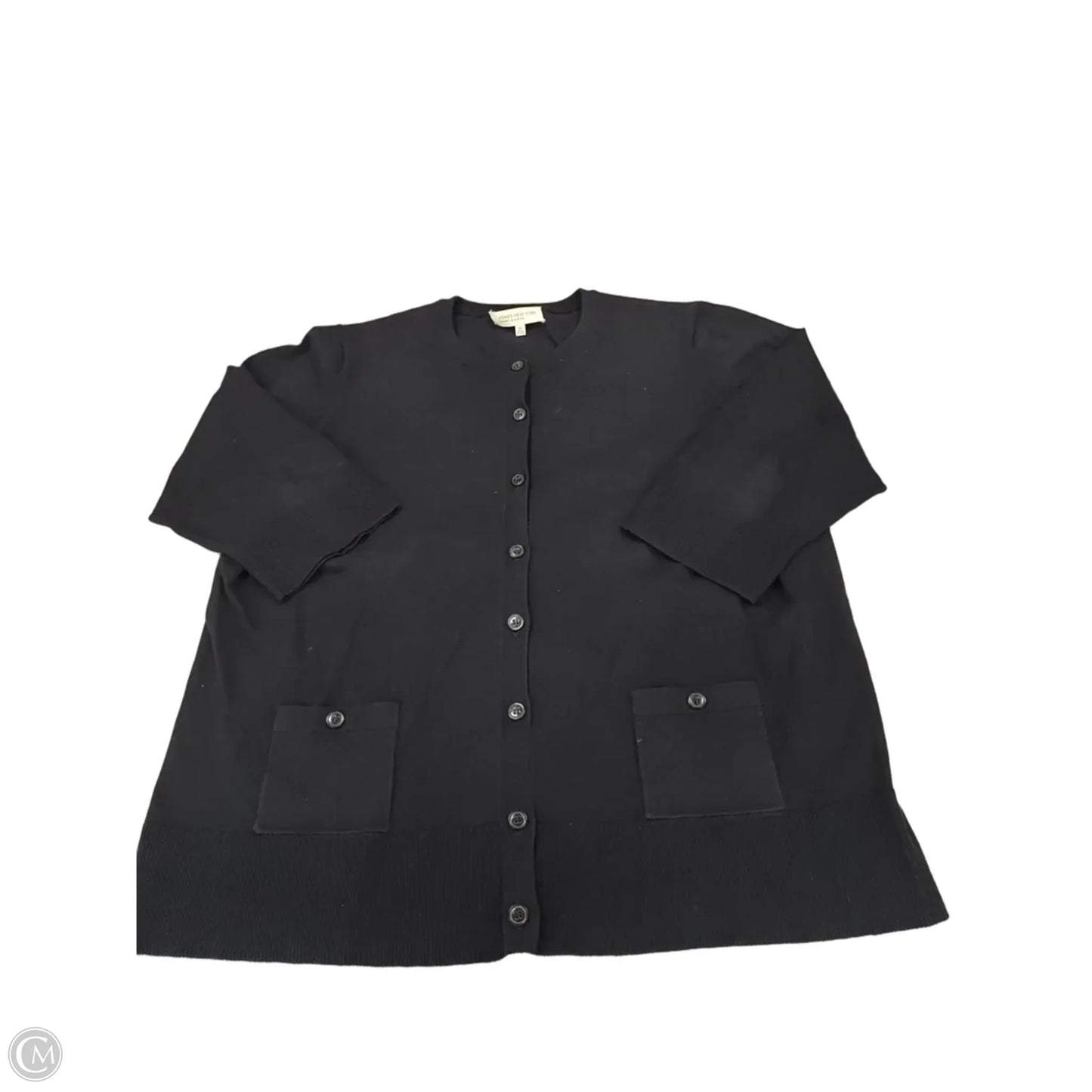 Top Long Sleeve By Jones New York In Black, Size: 3x
