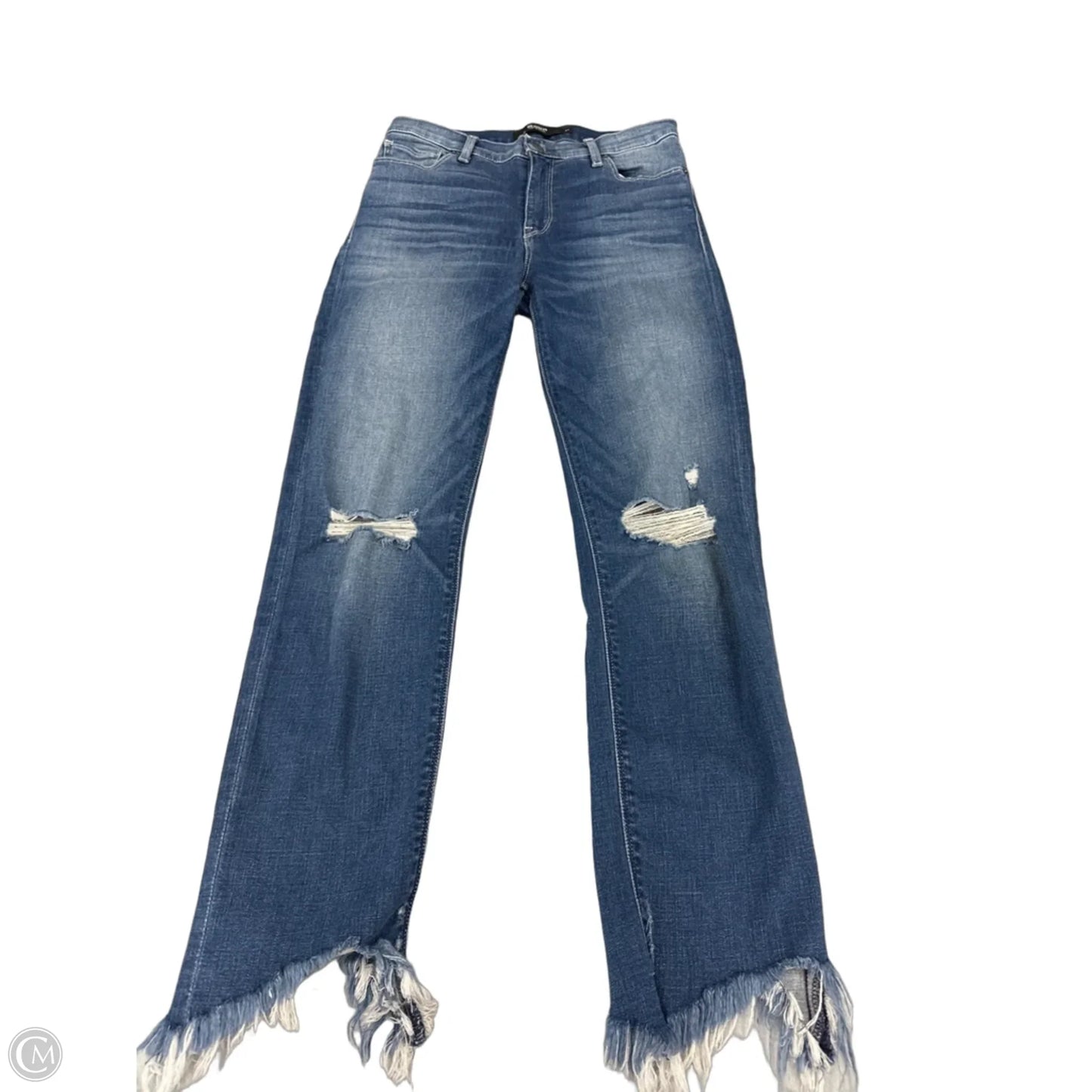 Jeans Straight By Hudson In Blue, Size: 4
