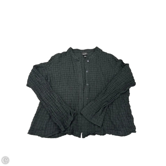 Top Long Sleeve By Eileen Fisher In Black, Size: S
