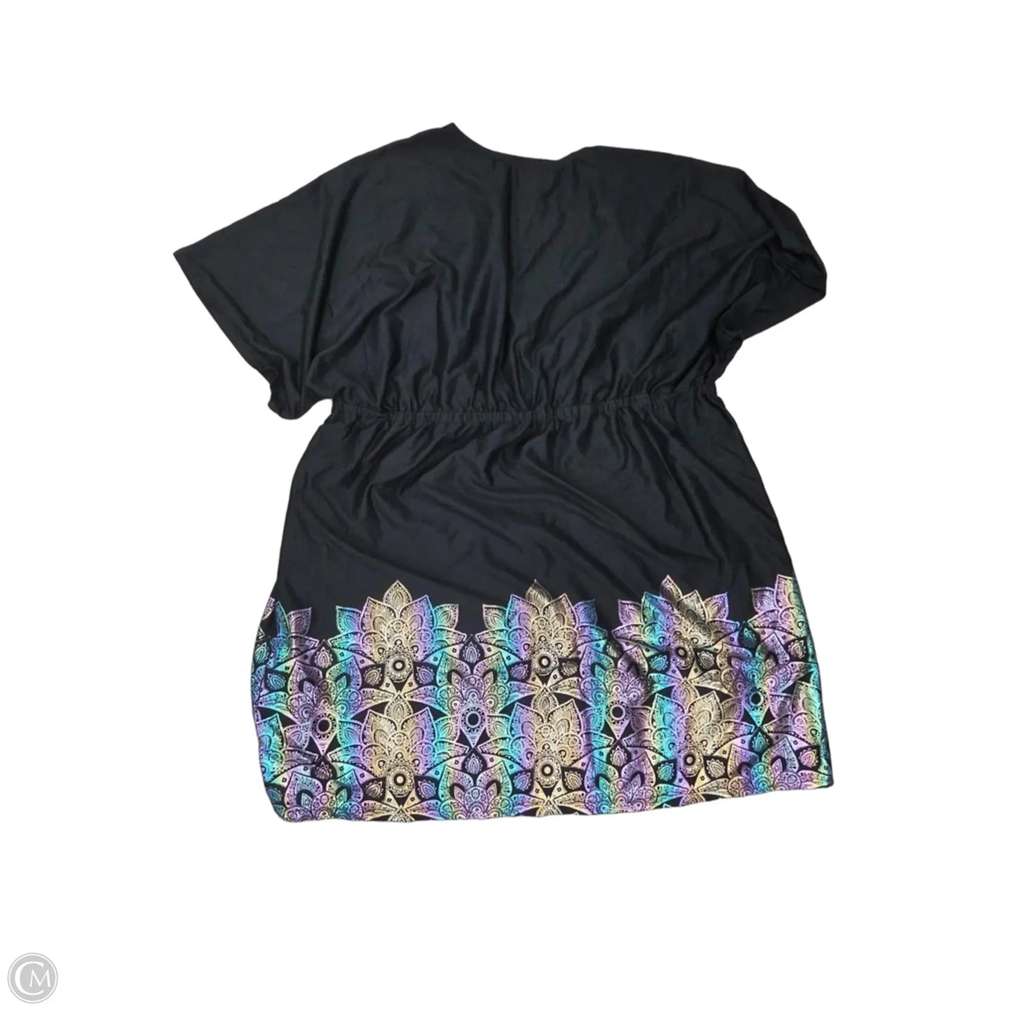 Swimwear Cover-up By Cme In Black, Size: 3x