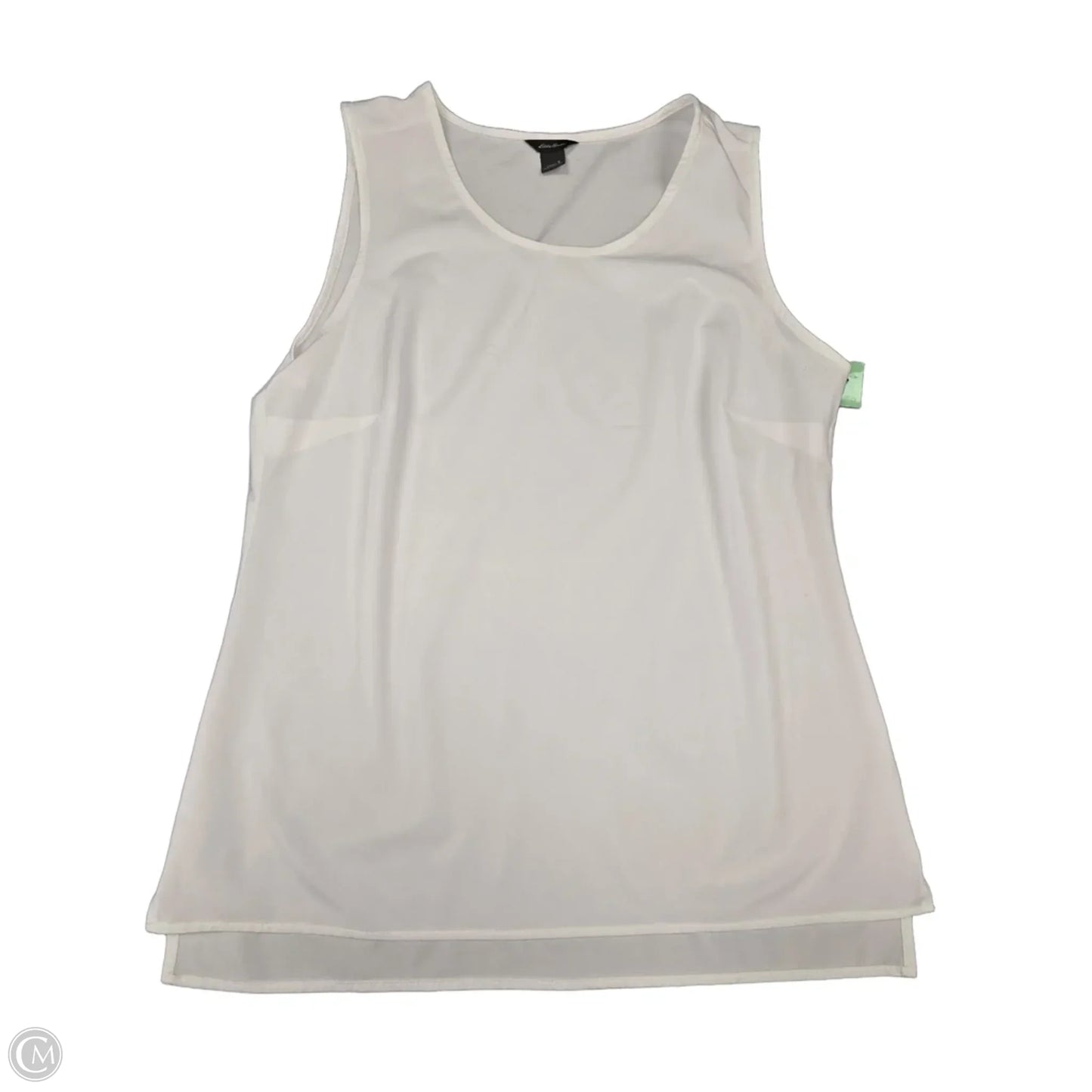 Tank Top By Eddie Bauer In White, Size: S