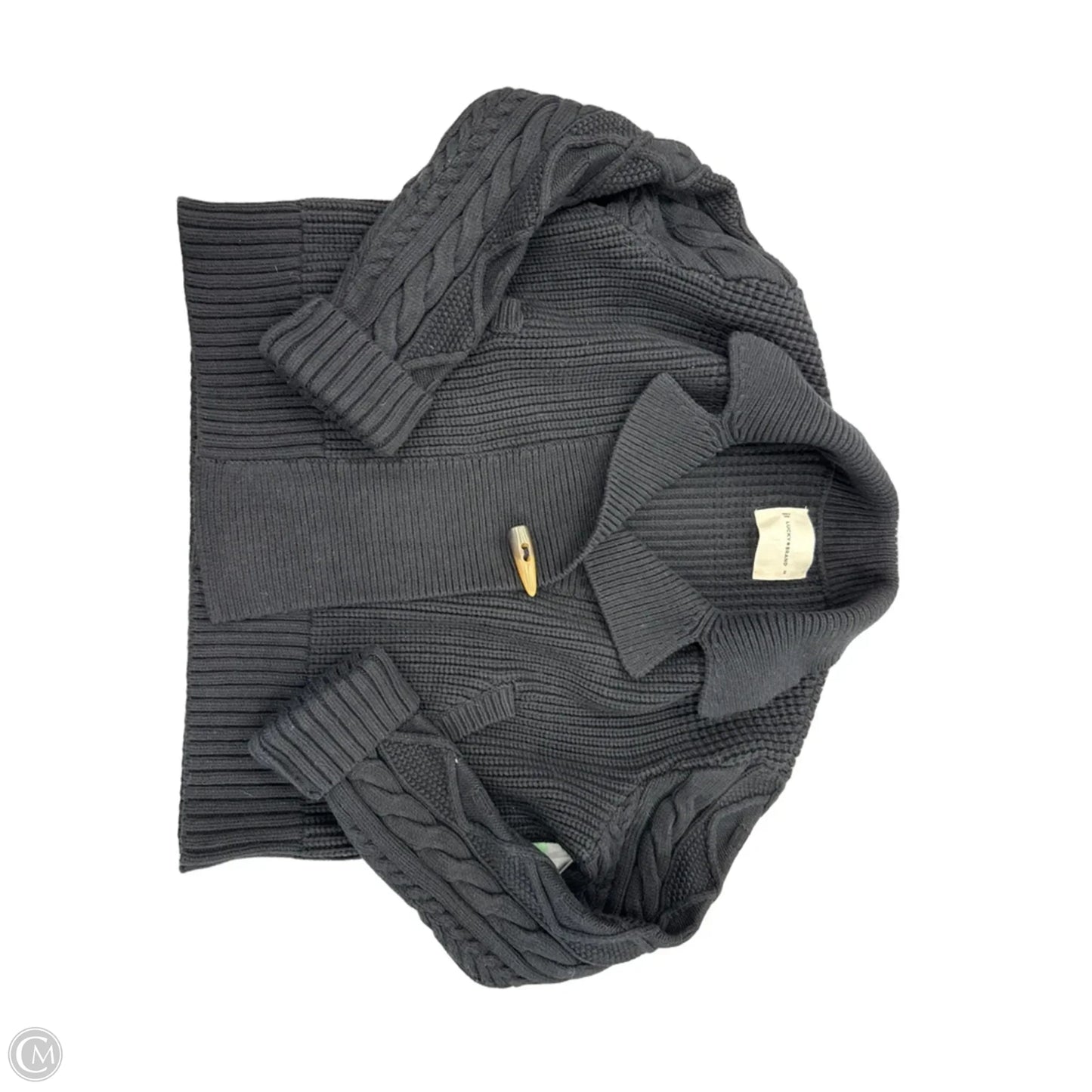Athletic Top Long Sleeve Crewneck By Ypb In Black, Size: M