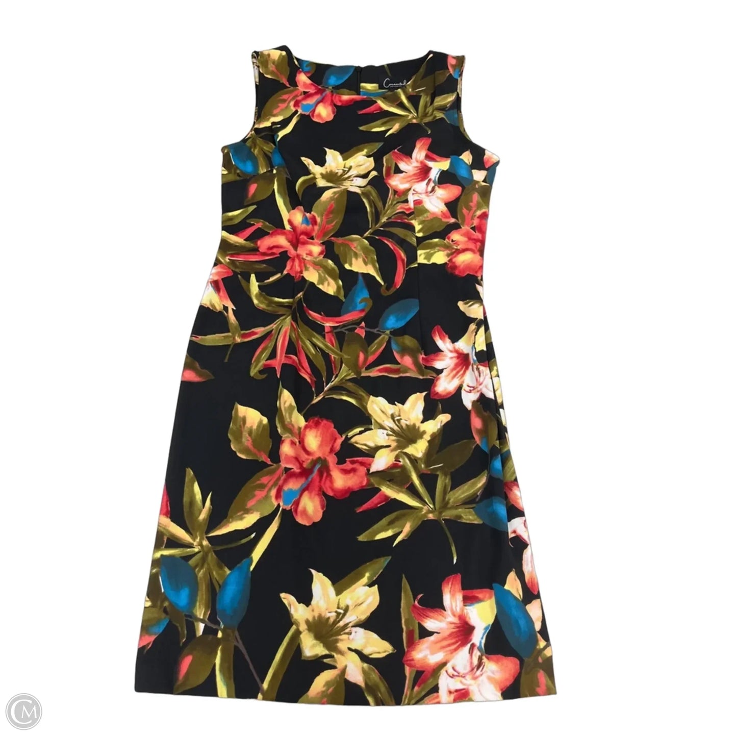 Dress Casual Short By Connected Apparel In Tropical Print, Size: S
