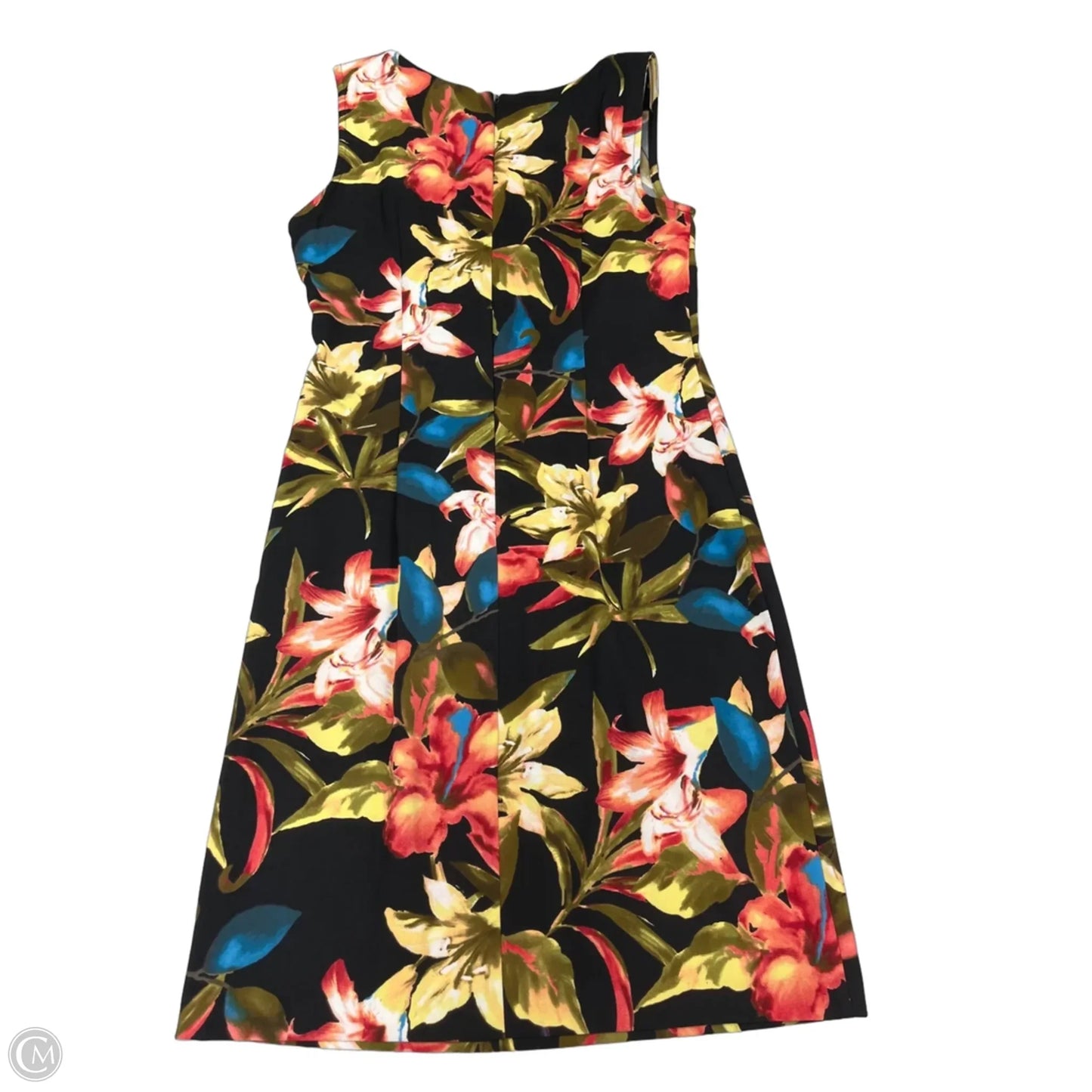 Dress Casual Short By Connected Apparel In Tropical Print, Size: S