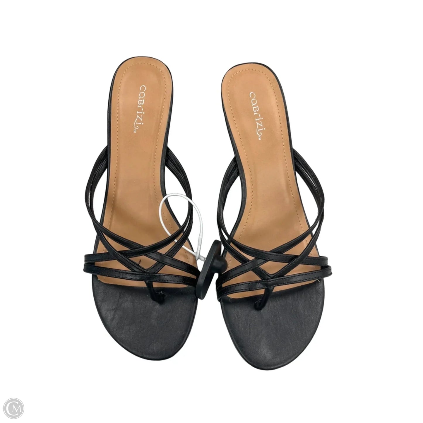 Sandals Heels Kitten By Cme In Black, Size: 8.5