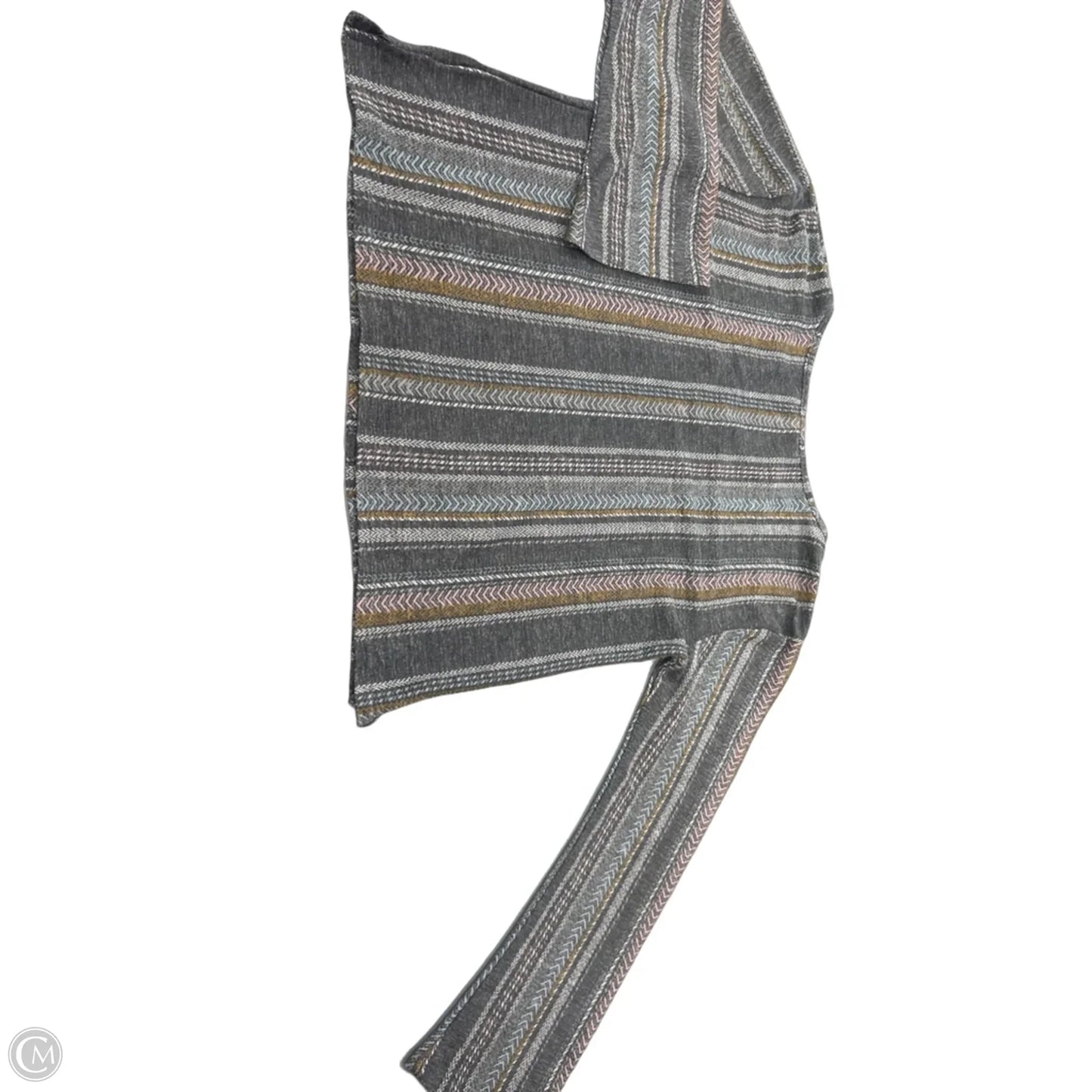Top Long Sleeve By Wallflower In Grey, Size: L