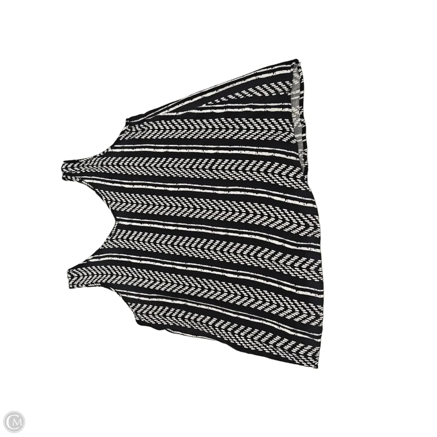 Tank Top By Tribal In Black & White, Size: L