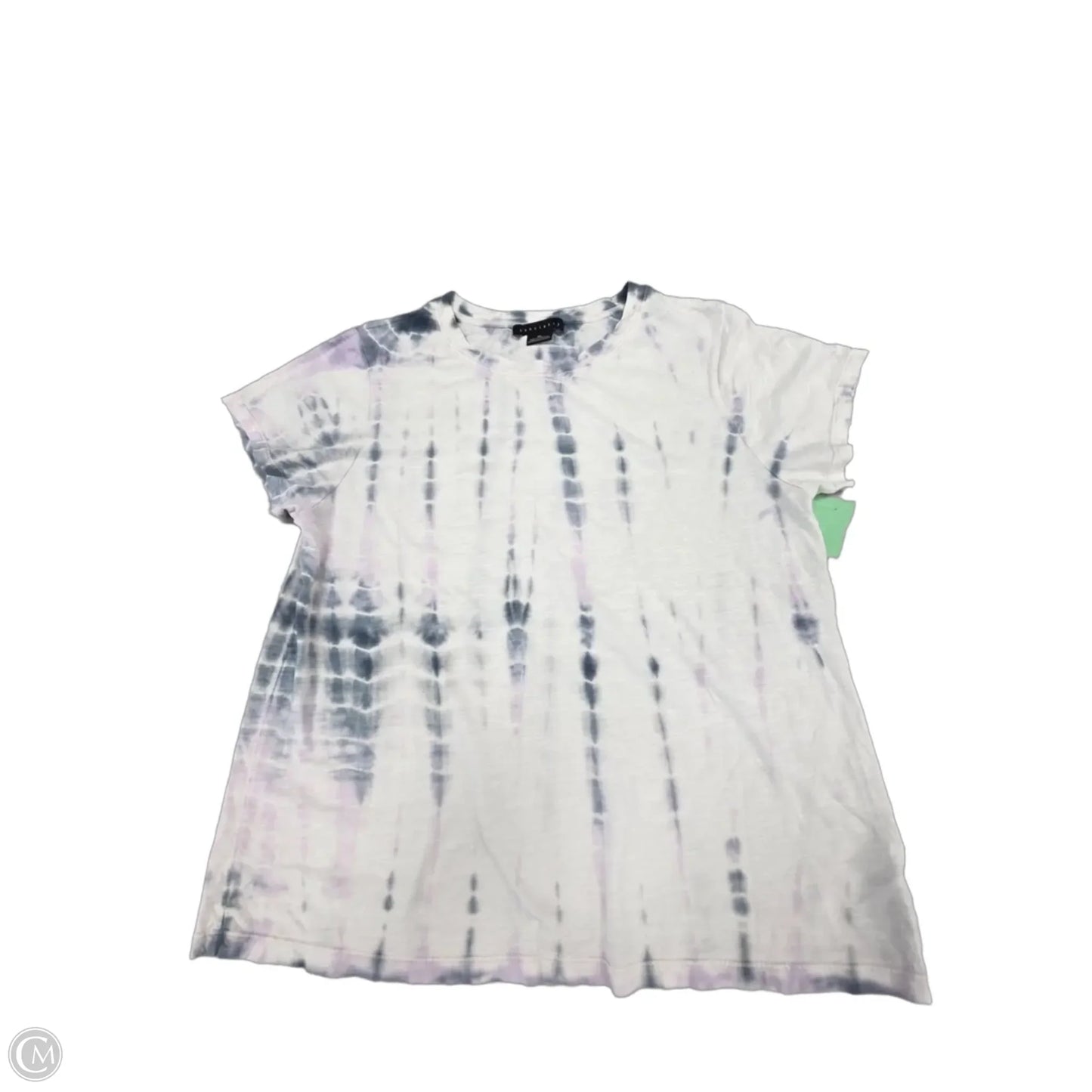 Top Short Sleeve Basic By Sanctuary In Tie Dye Print, Size: Xl