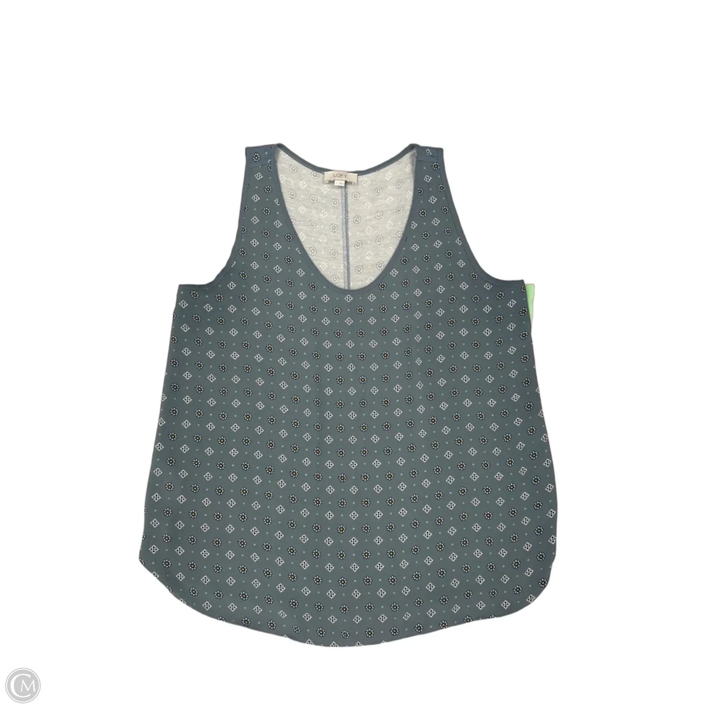 Tank Top By Loft In Grey, Size: L