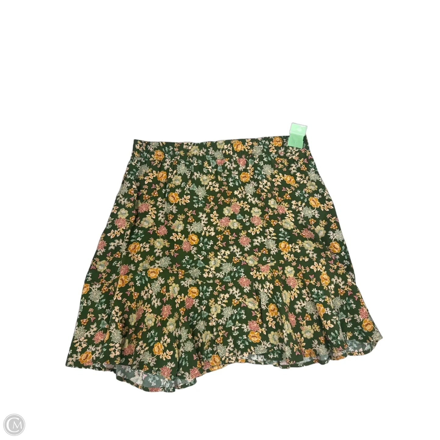 Skirt Mini & Short By Loft In Green, Size: L