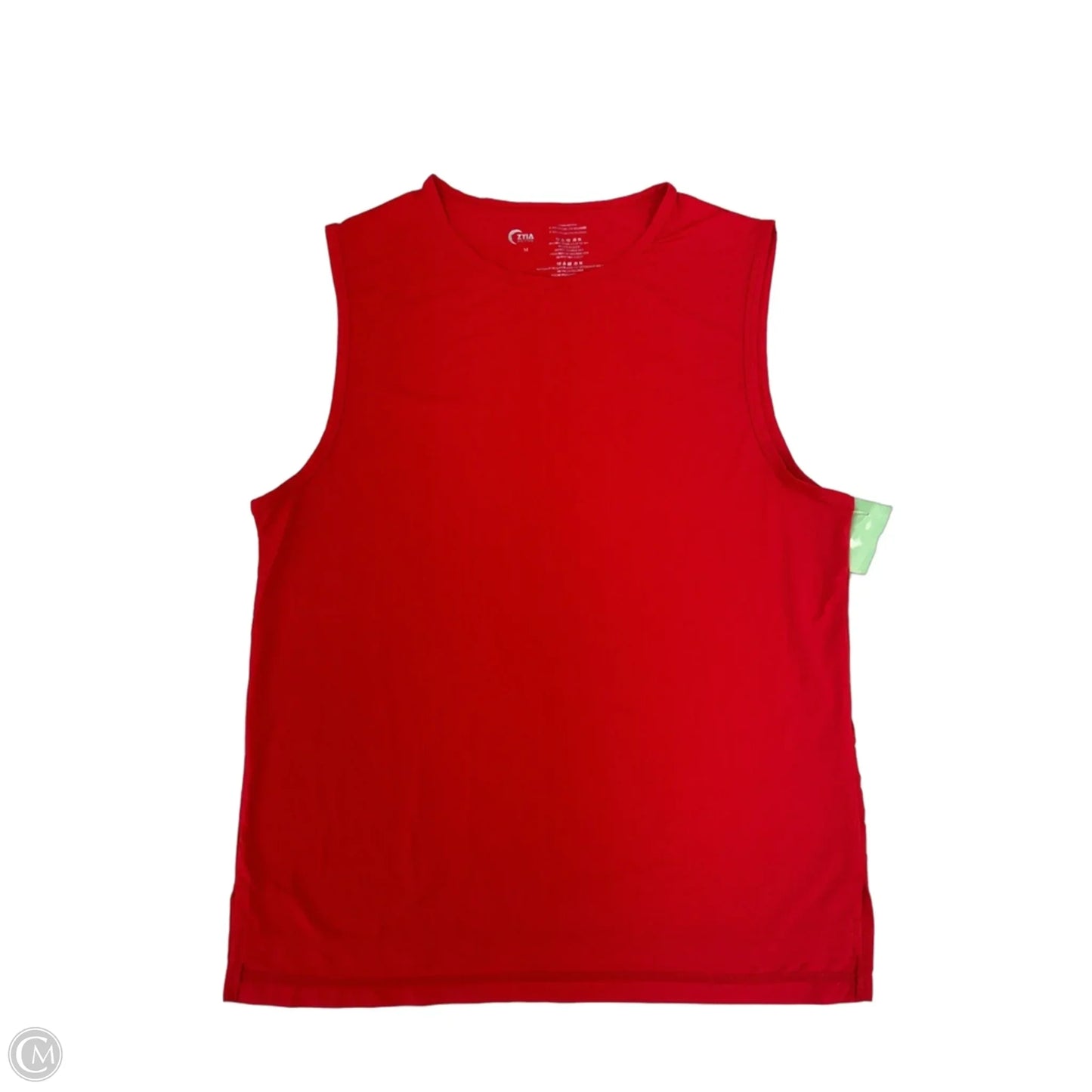 Athletic Tank Top By Zyia In Red, Size: M