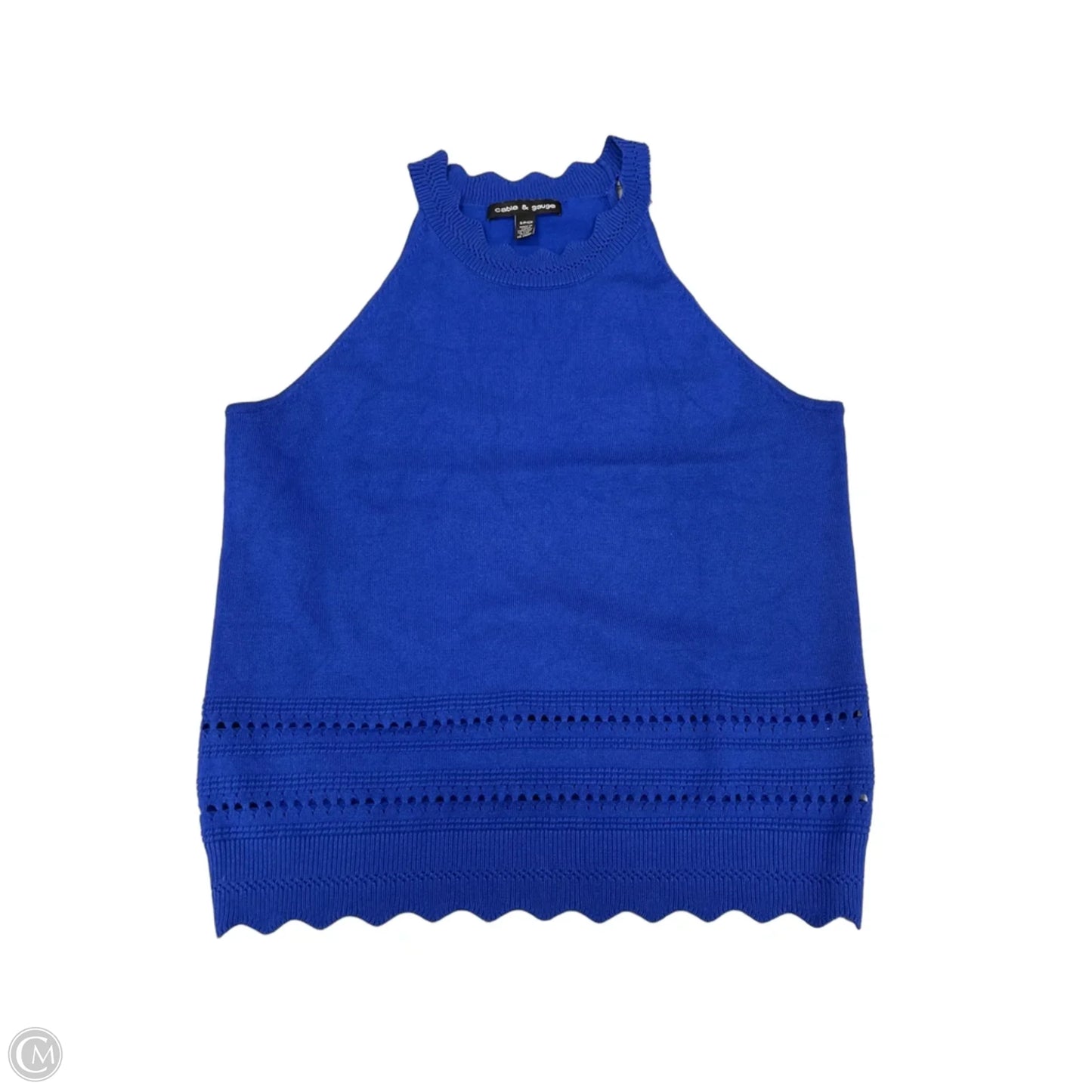 Tank Top By Cable And Gauge In Blue, Size: S
