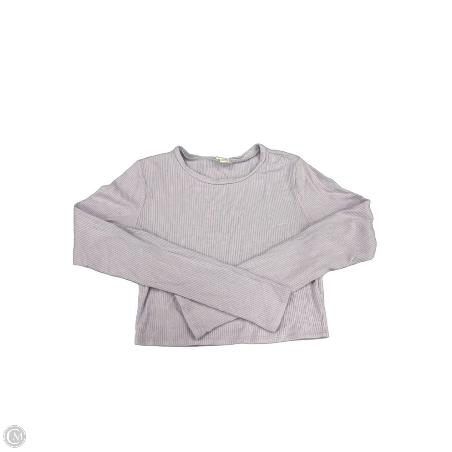 Top Long Sleeve By Garage In Purple, Size: M
