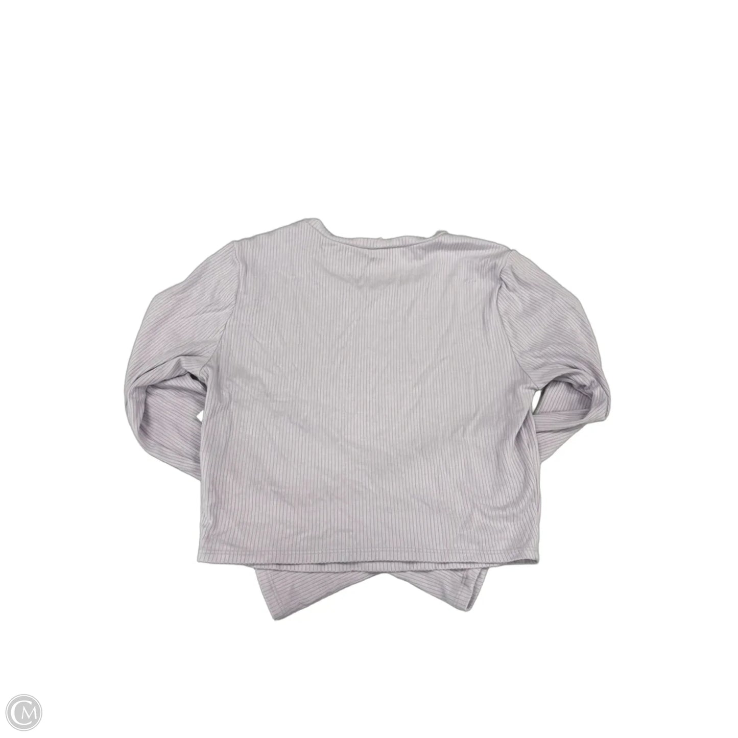 Top Long Sleeve By Garage In Purple, Size: M