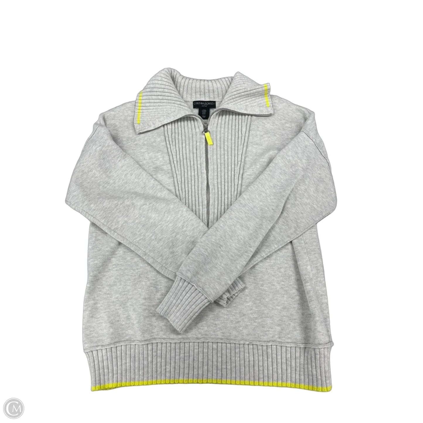 Top Long Sleeve By Cynthia Rowley In Grey, Size: M