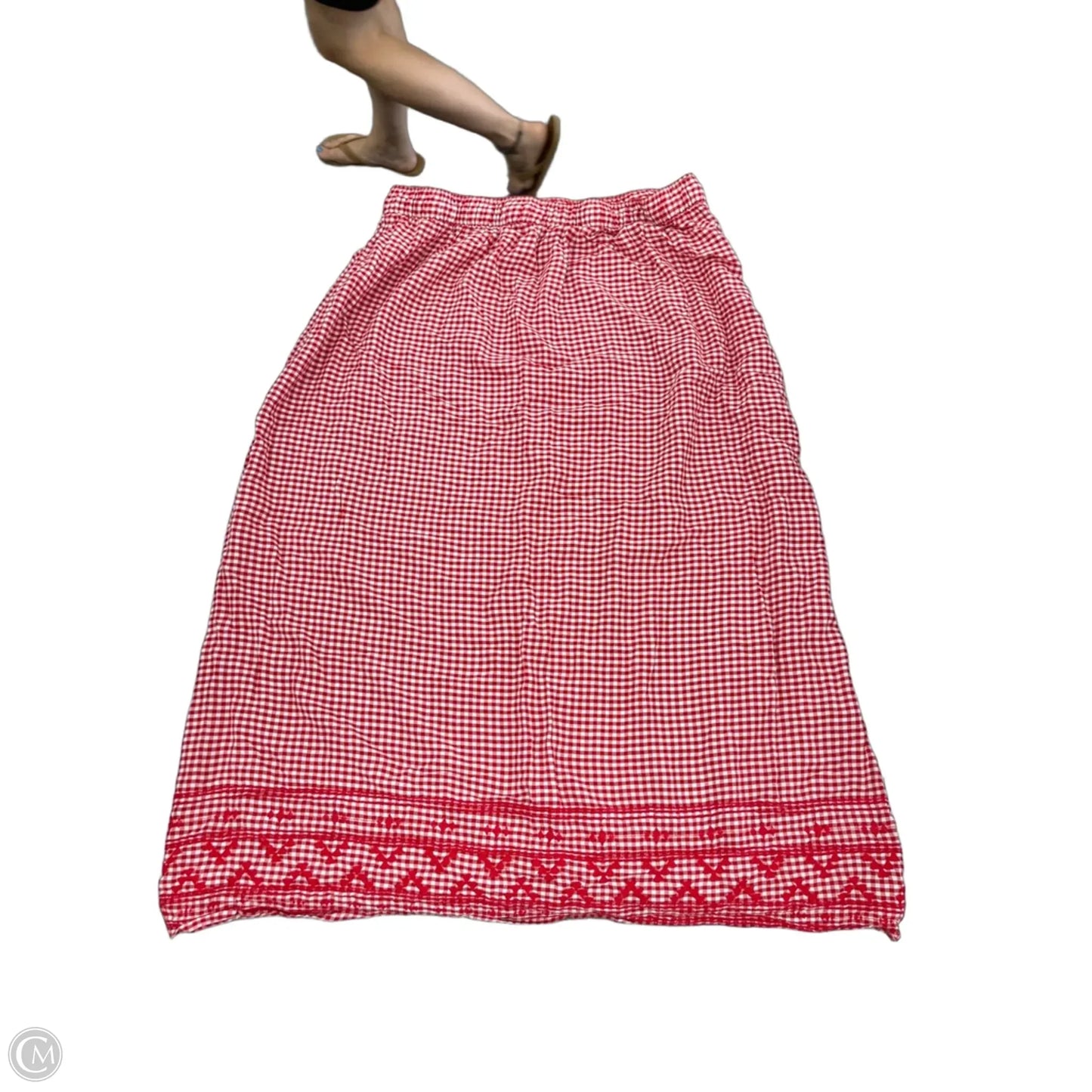 Skirt Midi By Old Navy In Red, Size: L