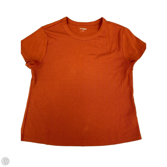 Top Short Sleeve By Old Navy In Orange, Size: Xl