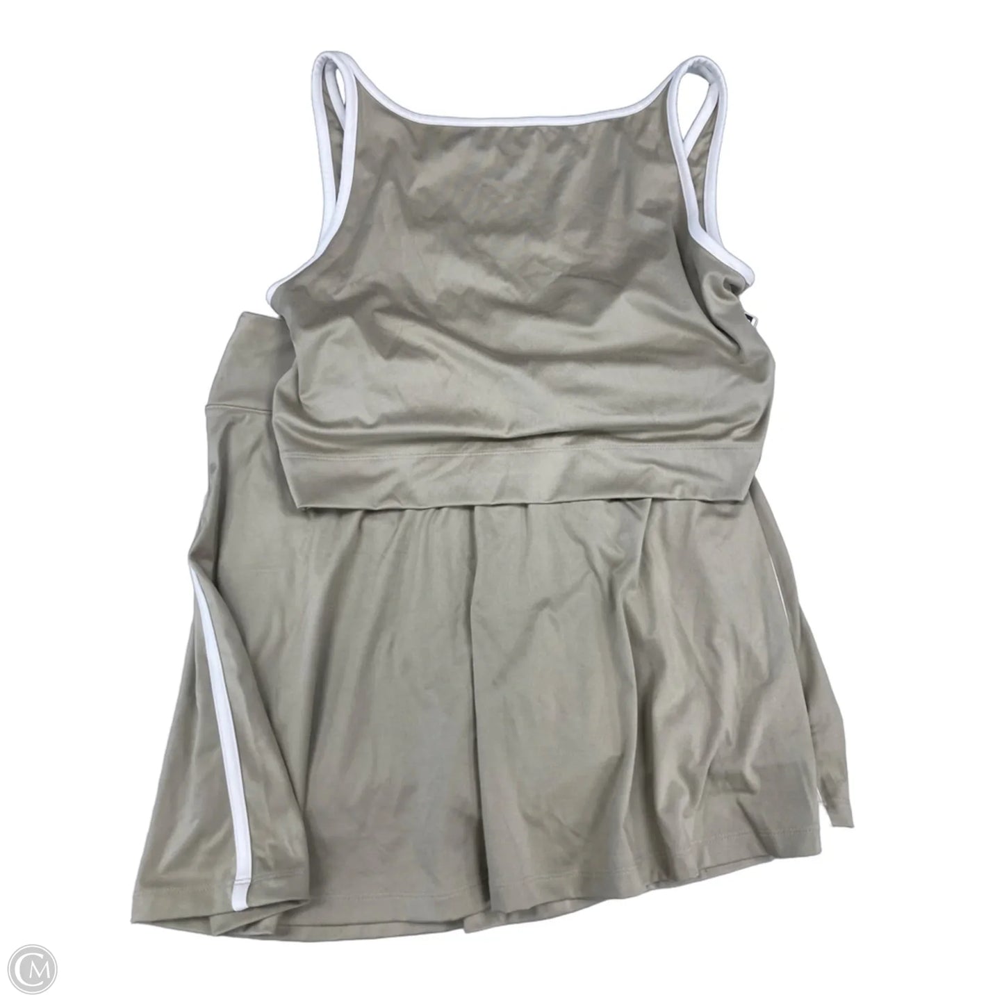 Athletic Shorts 2pc By Lou And Grey In Beige, Size: L